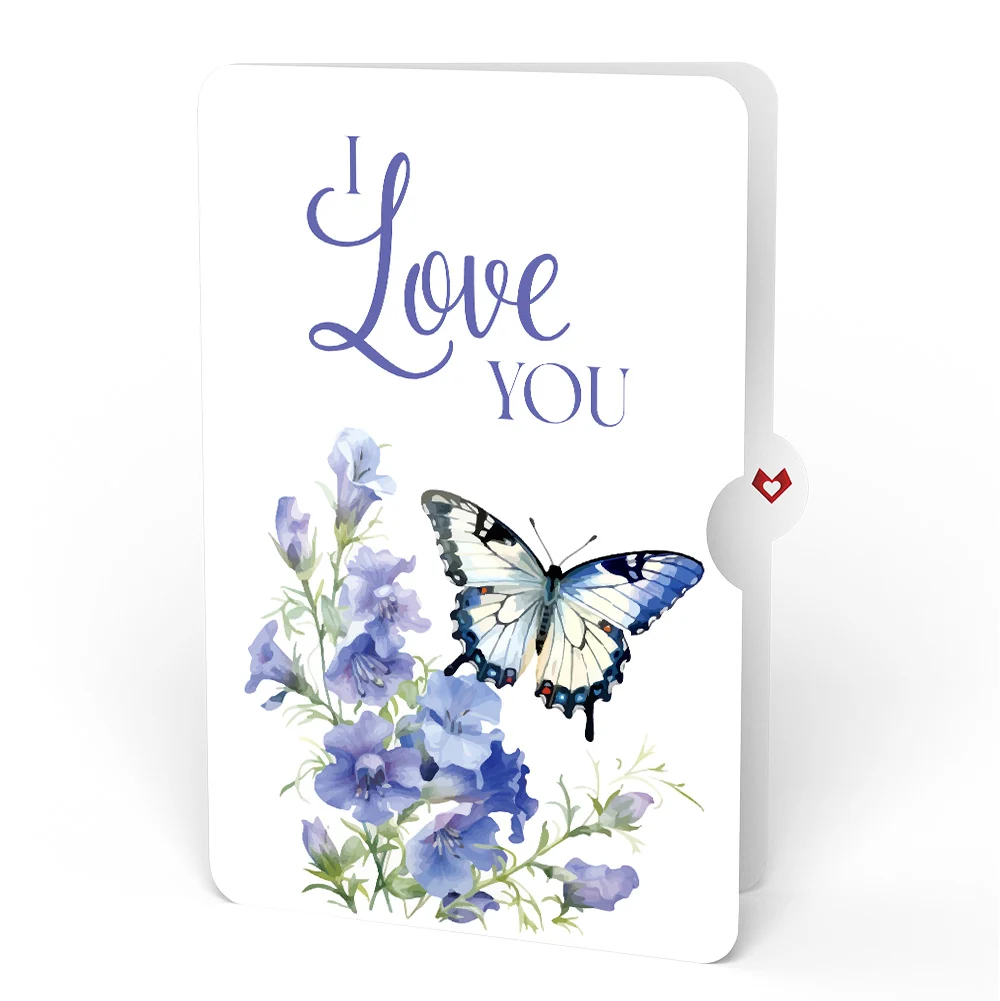 Lovepop Born to Bloom: July Birth Month Flowers Love Pop-Up Card and Sentiment Set - Image 4