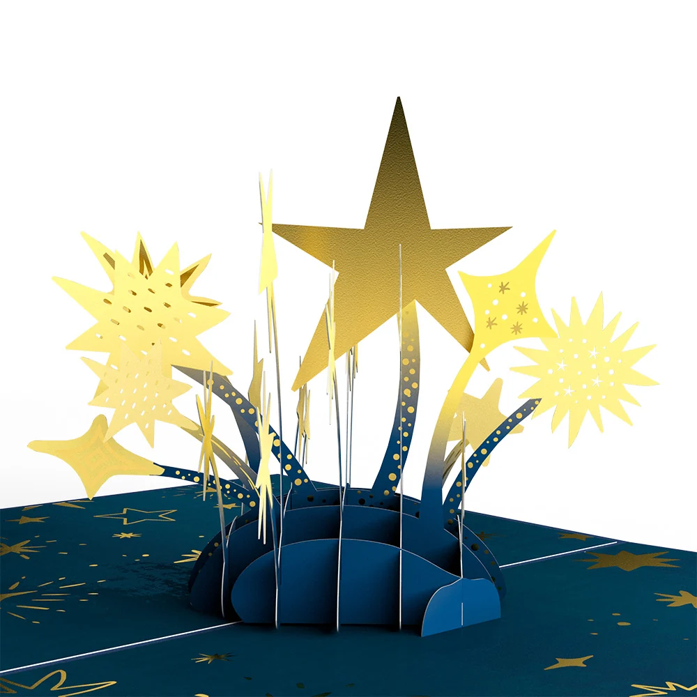 Lovepop Shimmering Stars Pop-Up Card - Image 2