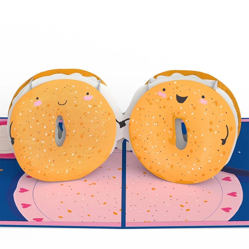 Lovepop You Are My Everything Bagel Birthday Pop-Up Card and Sentiment Set for Son Plate - Image 3