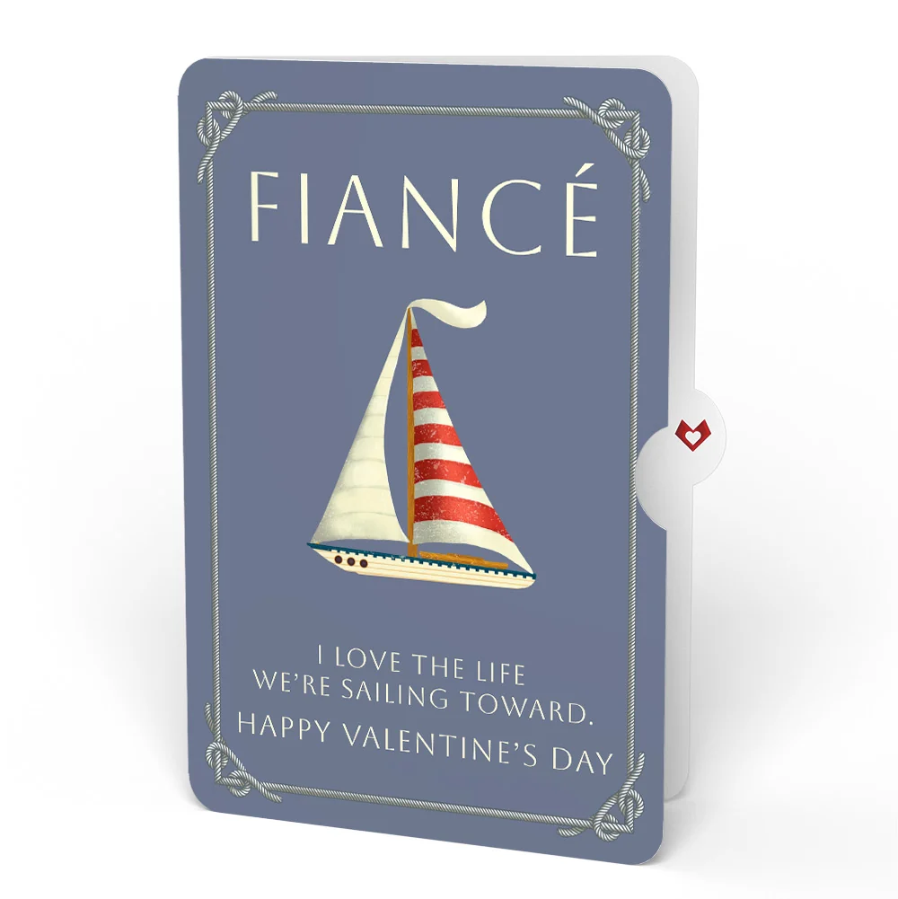Lovepop 'Ahoy There' Valentine Plushpop Card and Sentiment Set for Fiancé - Image 4