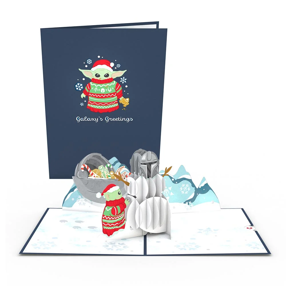 Lovepop Star Wars The Mandalorian Galaxy's Greetings Pop-Up Card