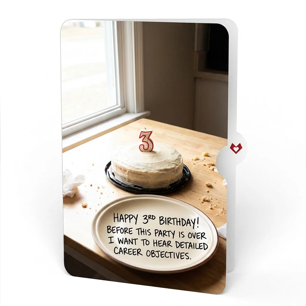 Lovepop Timeless Tulips 3rd Birthday Pop-Up Card and Cake Career Objectives Sentiment Set Vase - Image 4