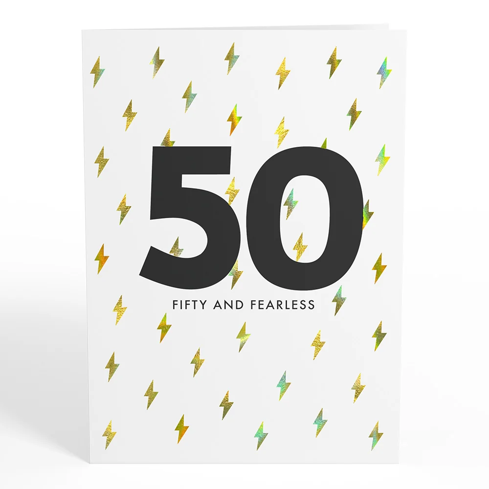 Lovepop Fifty and Fearless 50th Birthday Pop-Up Card - Image 4