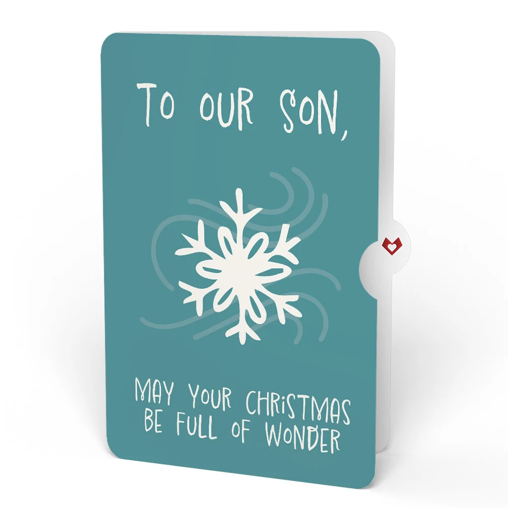 Lovepop Winter Starlight Suncatcher Bouquet and Snowflake Christmas Sentiment Set for Son Glass - Image 4