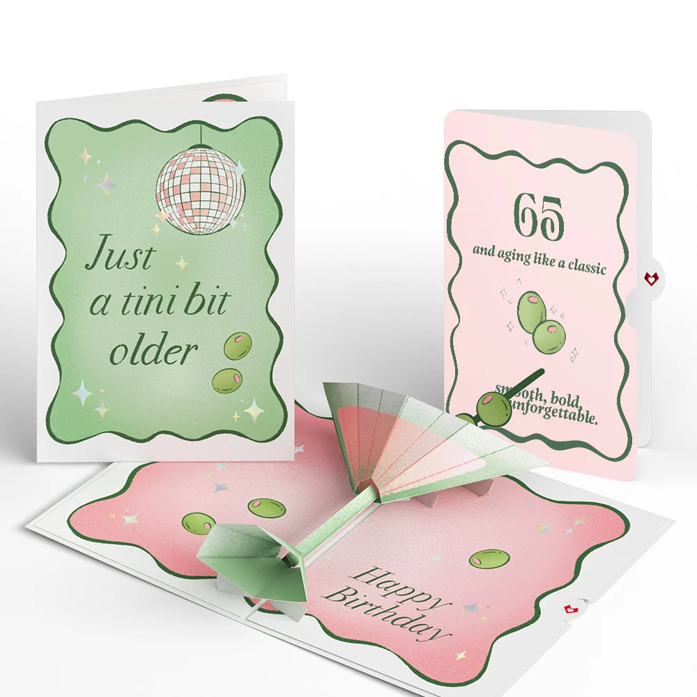 Lovepop Just a Tini Bit Older 65th Birthday Pop-Up Card and Sentiment Set
