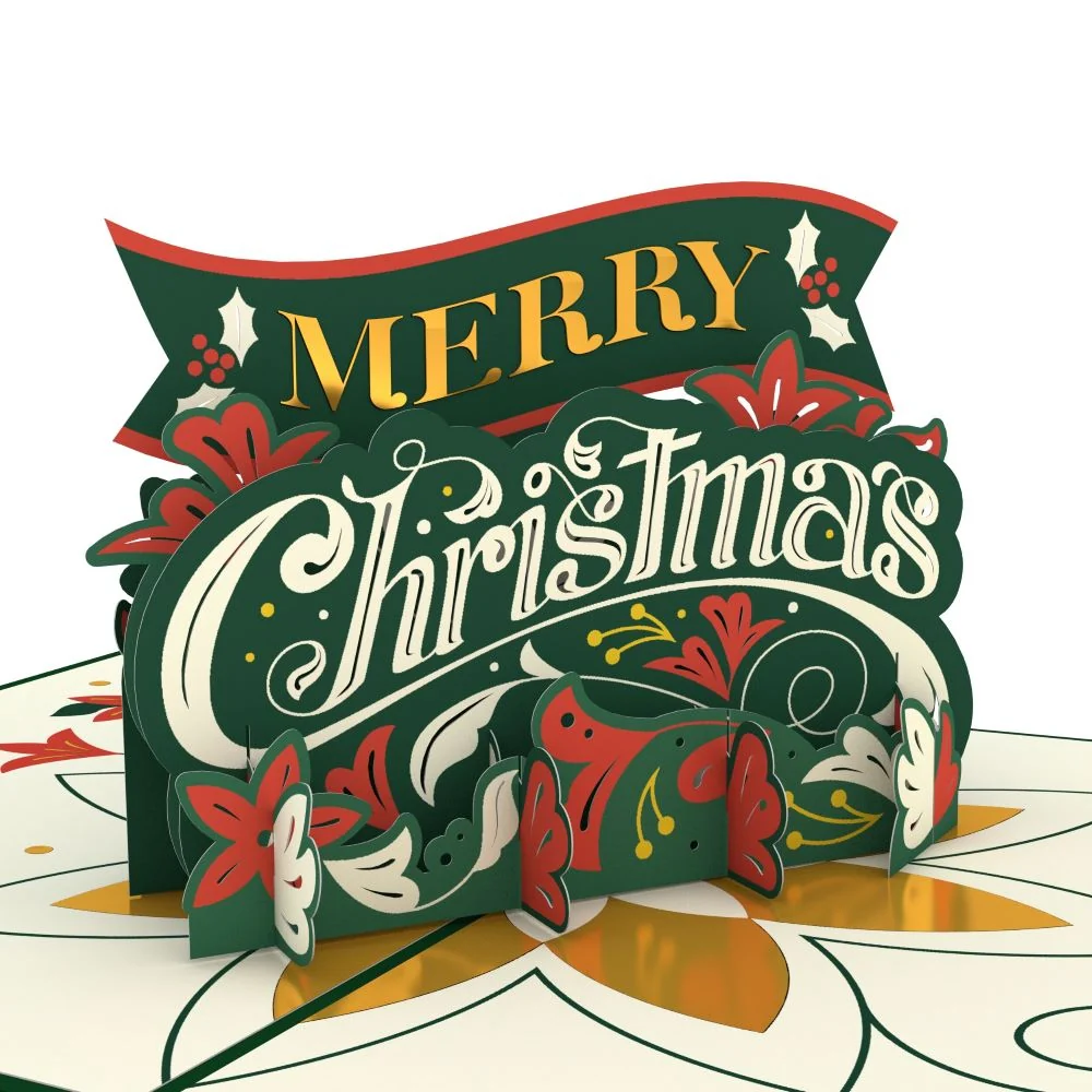 Lovepop Wishing You a Merry Christmas Pop-Up Card - Image 2
