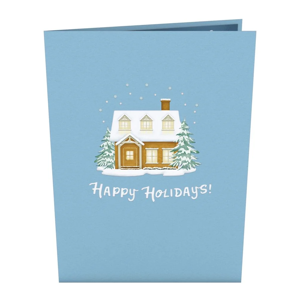 Lovepop Happy Holidays House Pop-Up Card - Image 4
