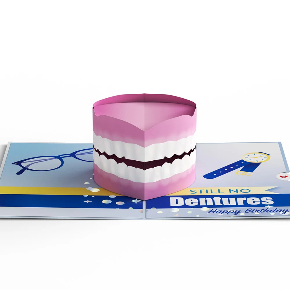 Lovepop Still No Dentures Birthday Pop-Up Card - Image 4