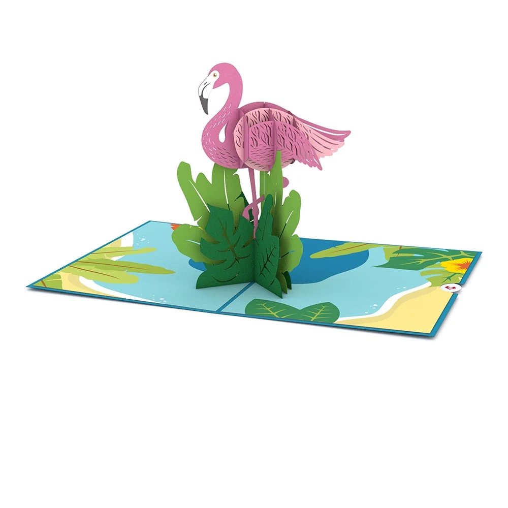 Lovepop Flamingo Pop-Up Card - Image 3