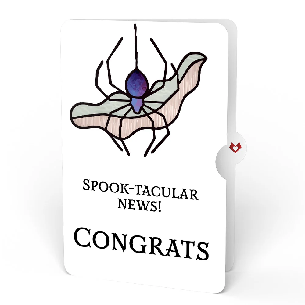 Lovepop Moonlit Amethyst Congratulations Suncatcher Bouquet and Sentiment Set Glass - Image 4
