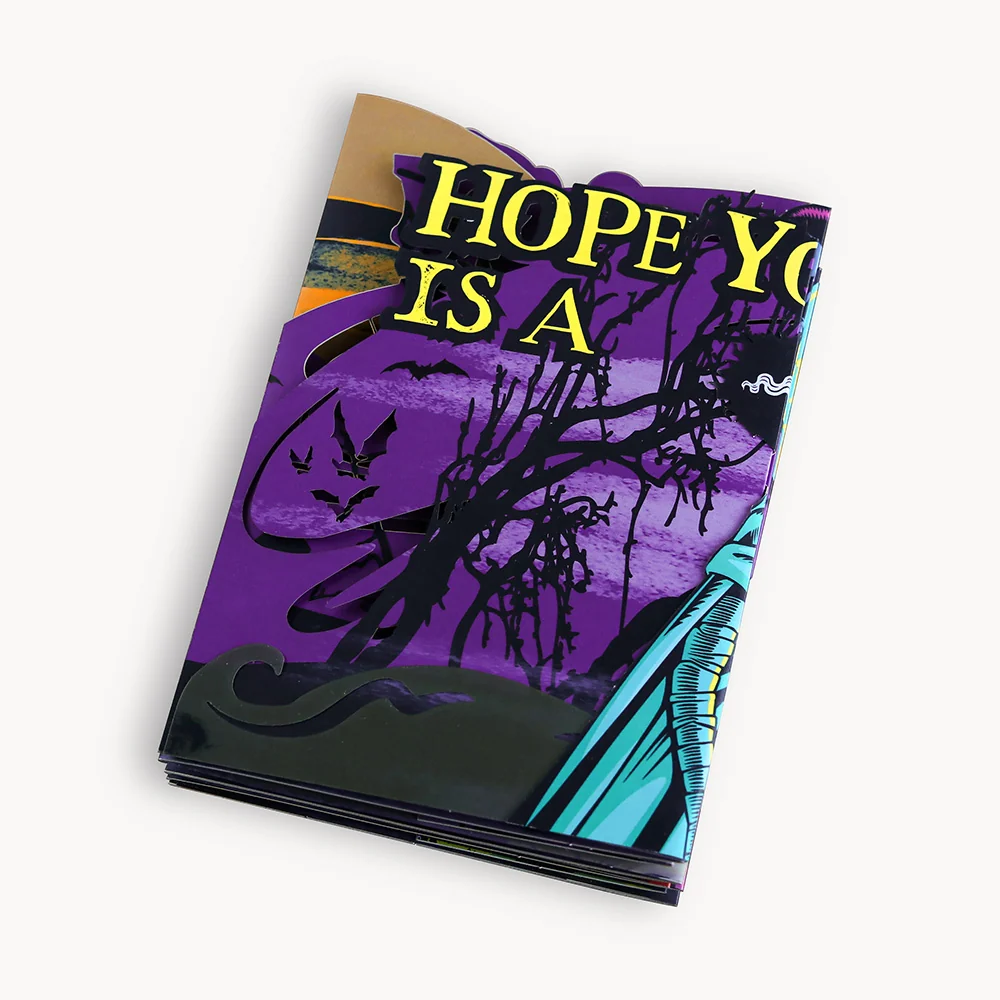 Lovepop Universal Monsters Hope Your Day Is a Horrific Treat Loooooong Card (Expands to 2 feet) - Image 2