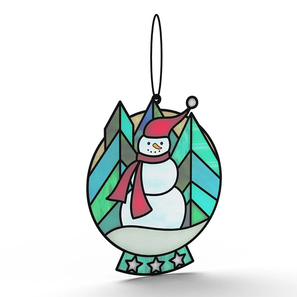 Lovepop Warm Wishes Snowman Suncatcher Card and First Christmas Sentiment Set for Partner Glass - Image 3