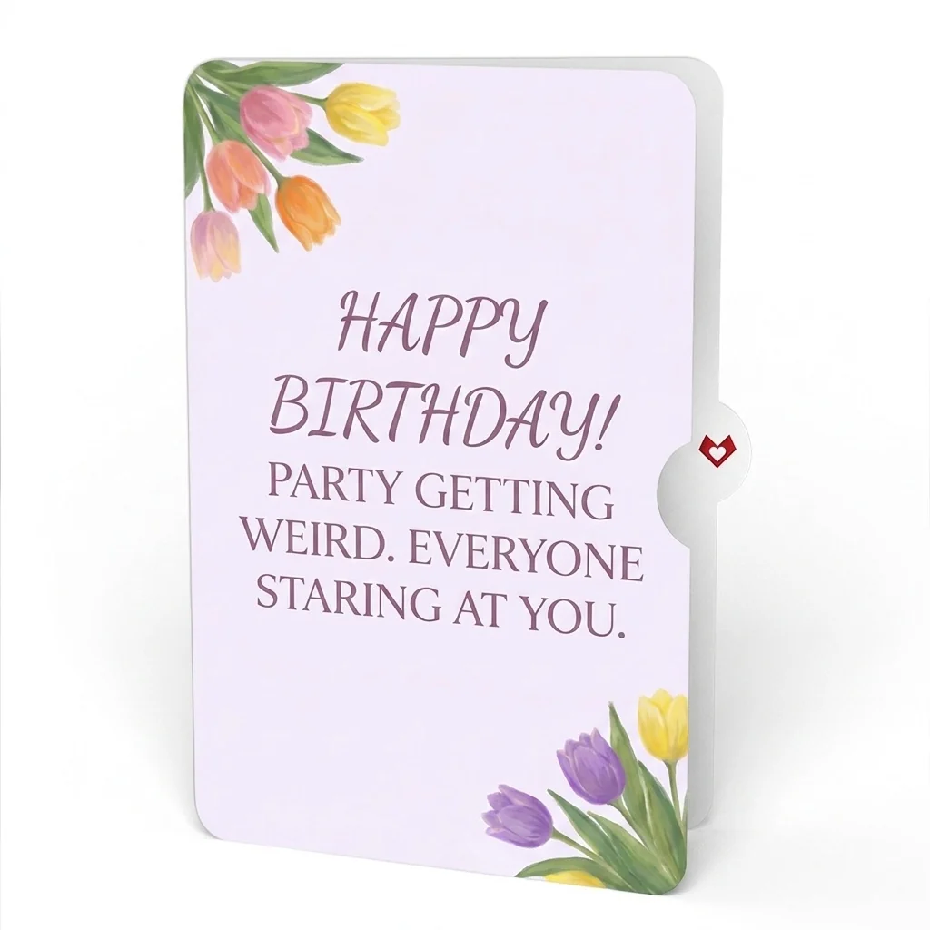 Lovepop Timeless Tulips Birthday Pop-Up Card and Floral Everyone Staring Sentiment Set - Image 4