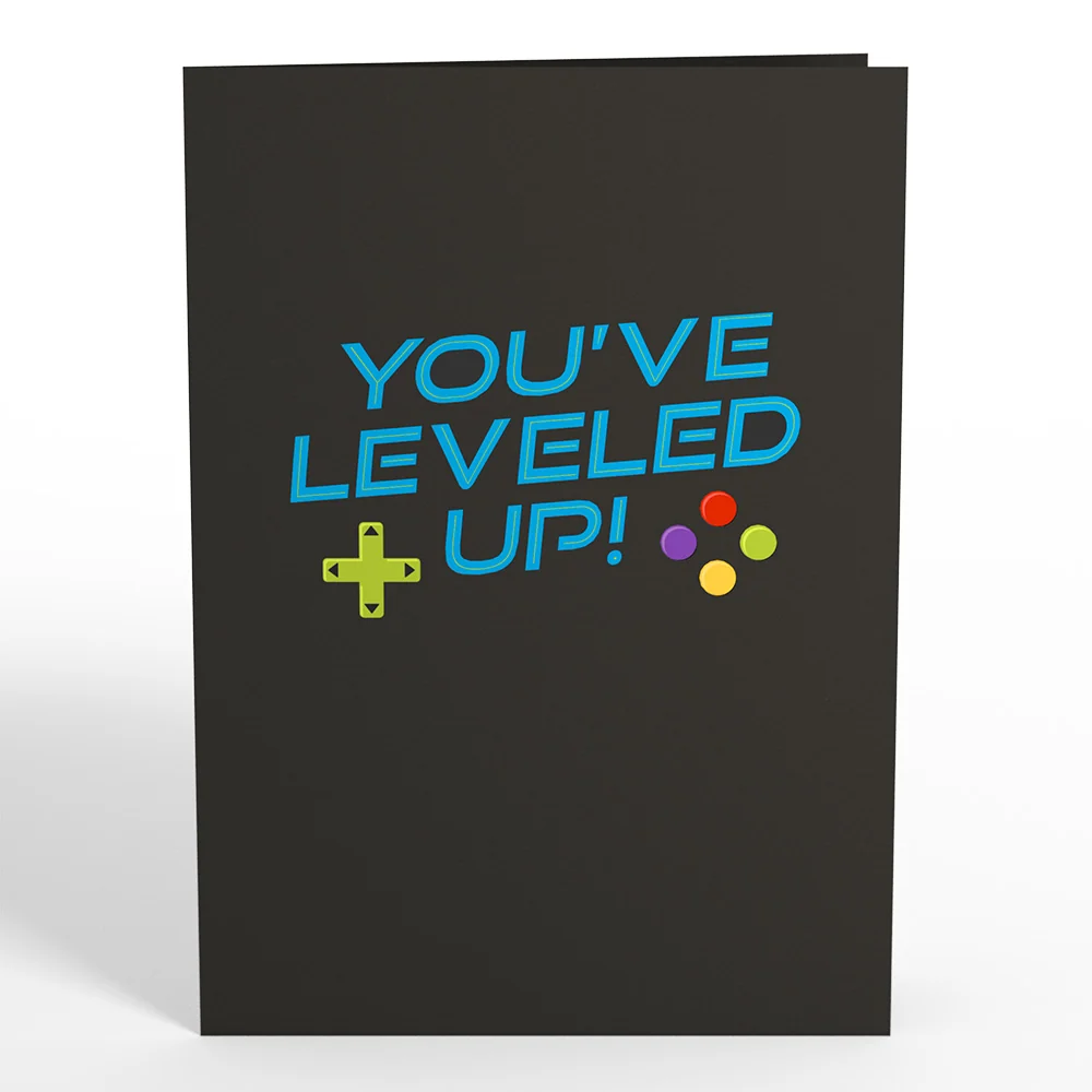 Lovepop Leveled Up Gamer Birthday Pop-Up Card Candle - Image 5