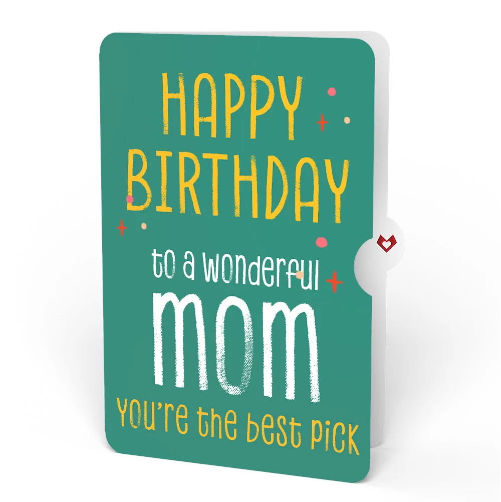 Lovepop Pick You Every Time Birthday Pop-Up Card and Sentiment Set for Mom Glass - Image 4