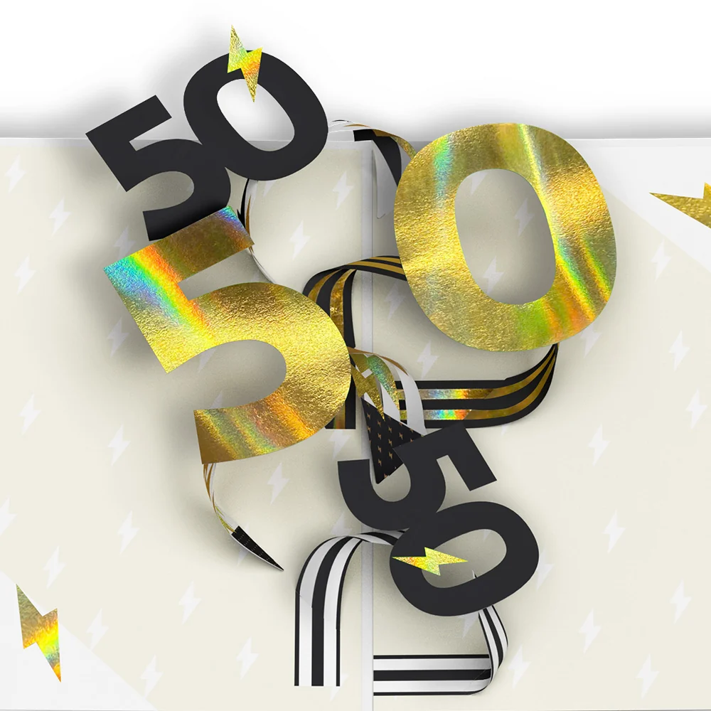 Lovepop Fifty and Fearless 50th Birthday Pop-Up Card - Image 2