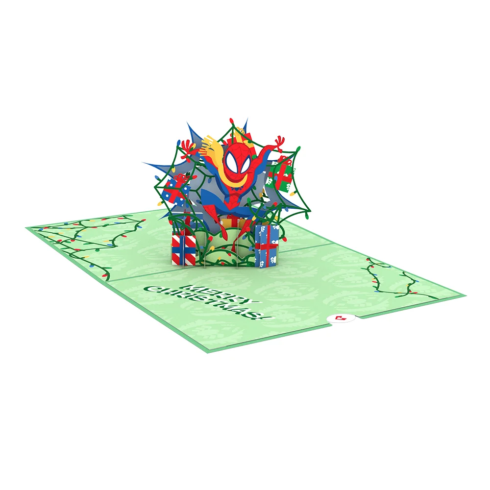 Lovepop Marvel's Spider-Man Deck the Walls Pop-Up Card - Image 3