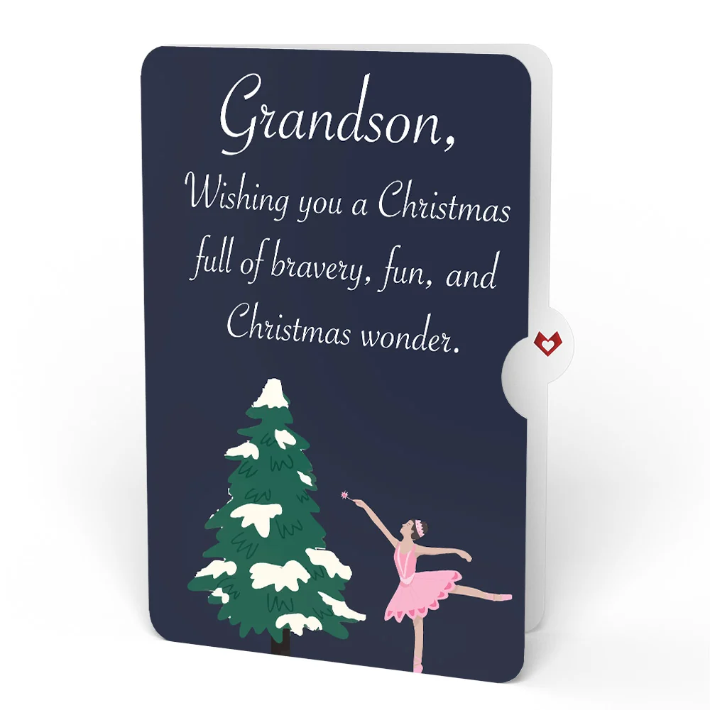 Lovepop The Nutcracker Christmas Magic Music and Lights Pop-Up Card and Sentiment Set for Grandson - Image 4