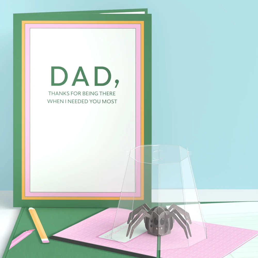 Lovepop Father's Day Spider Hero Pop-Up Card