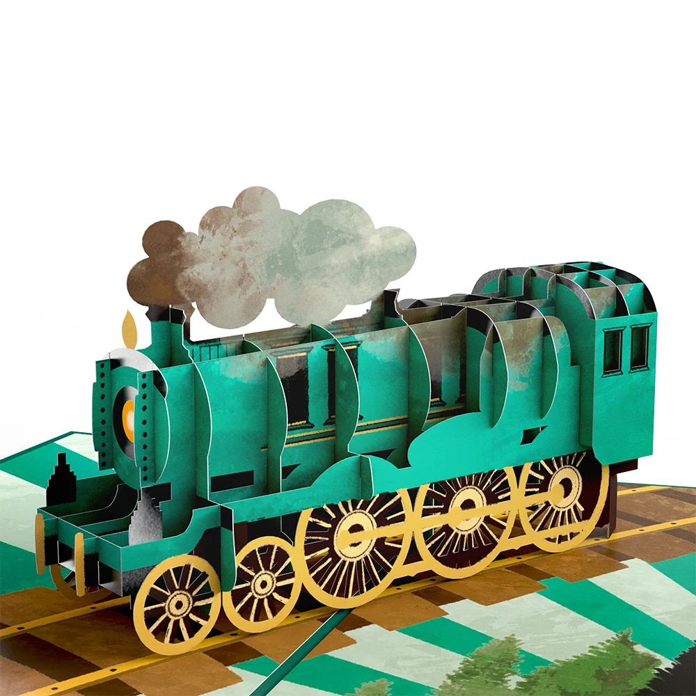 Lovepop Classic Train Thinking of You Pop-Up Card and Sentiment Set - Image 3