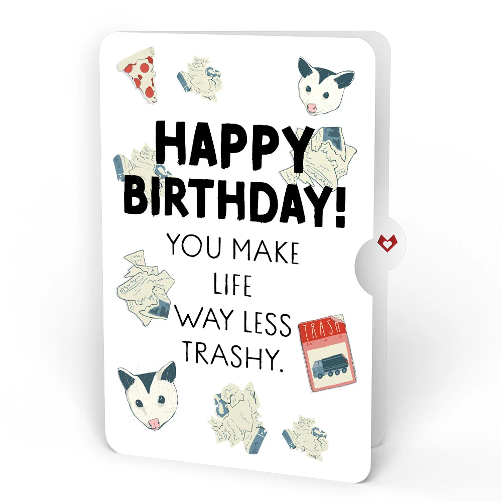 Lovepop Party Possums Birthday Glitter Bouquet and Sentiment Set Vase - Image 4