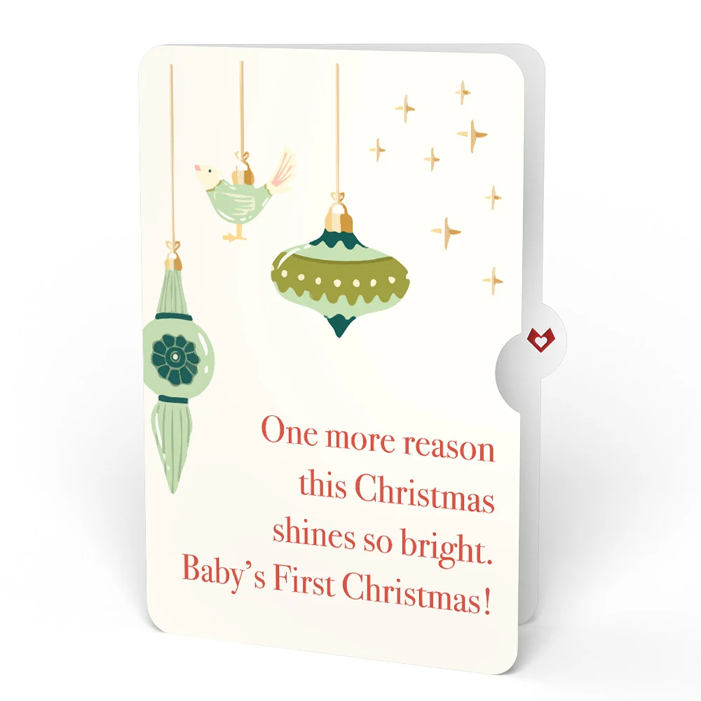 Lovepop Christmas Sleigh Ride Loooooong Card (Expands to 2 feet) and Sentiment Set for Baby - Image 4