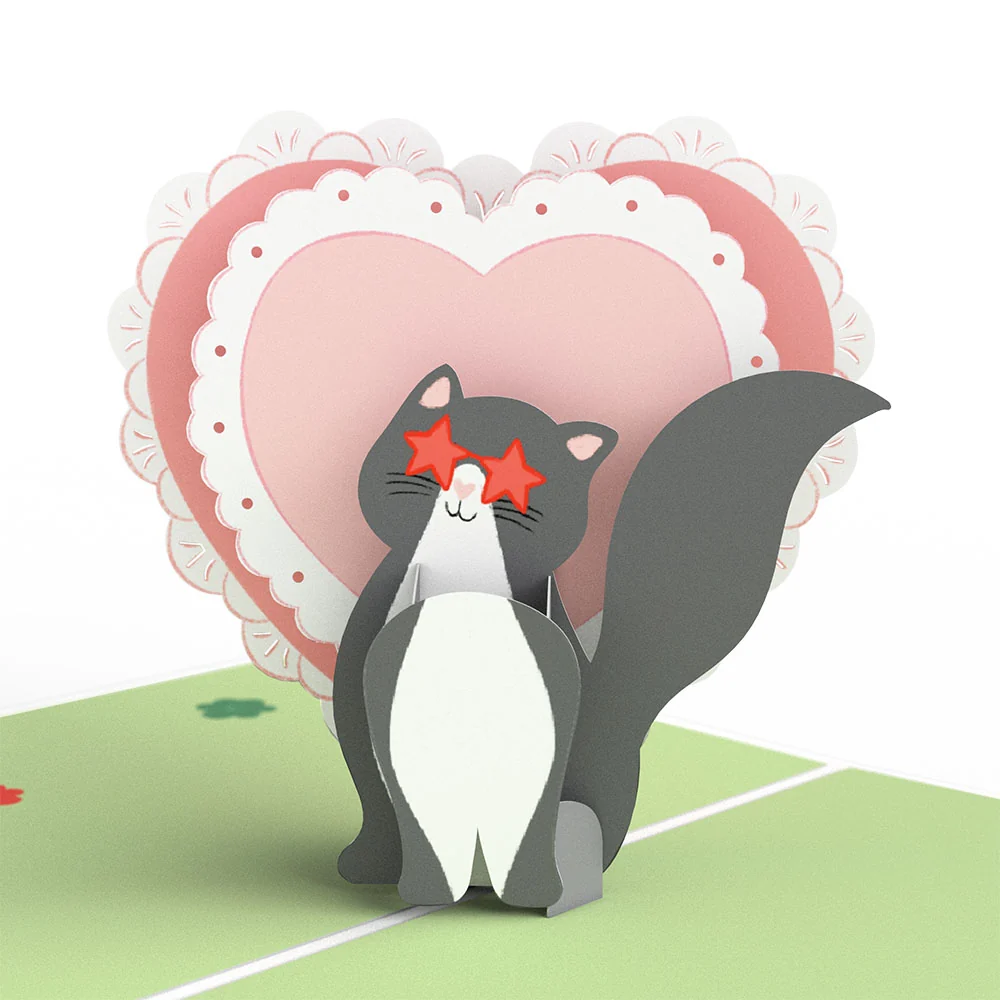 Lovepop Happy Meowentine’s Day Cat 4-in-1 Nesting Card - Image 8