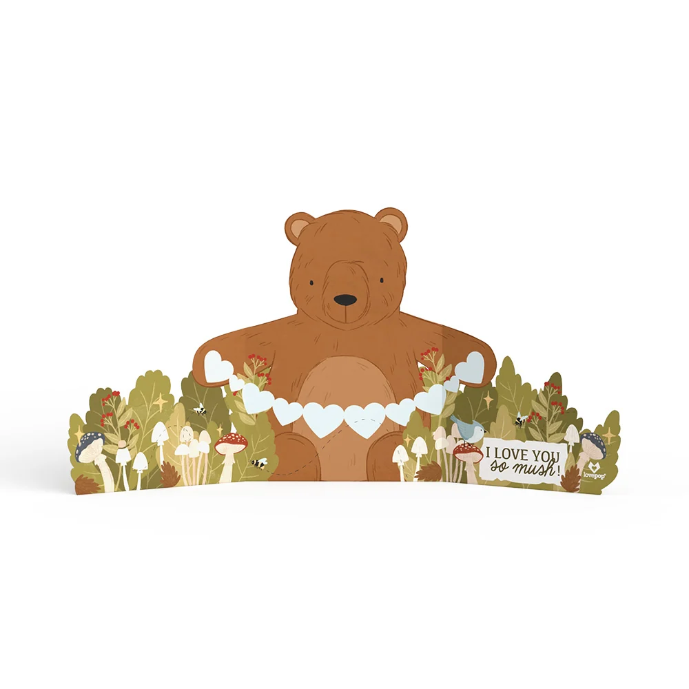 Lovepop Happy Father's Day Bear Tri-Fold Card