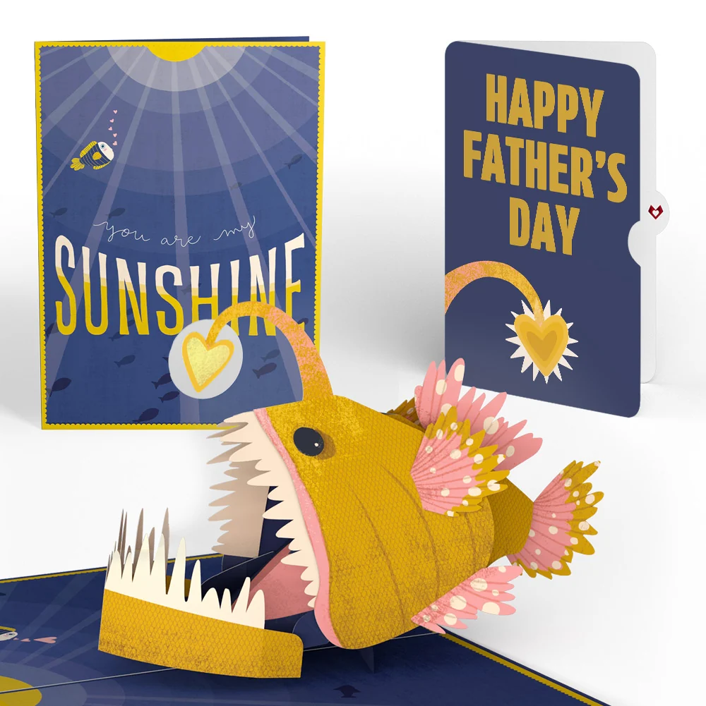 Lovepop You Are My Sunshine Anglerfish Father’s Day Pop-Up Card and Sentiment Set