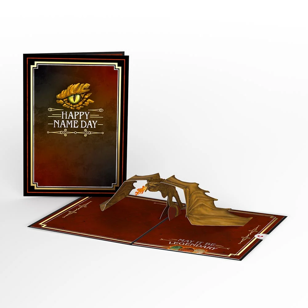 Lovepop House Of The Dragon Happy Name Day Pop-Up Card
