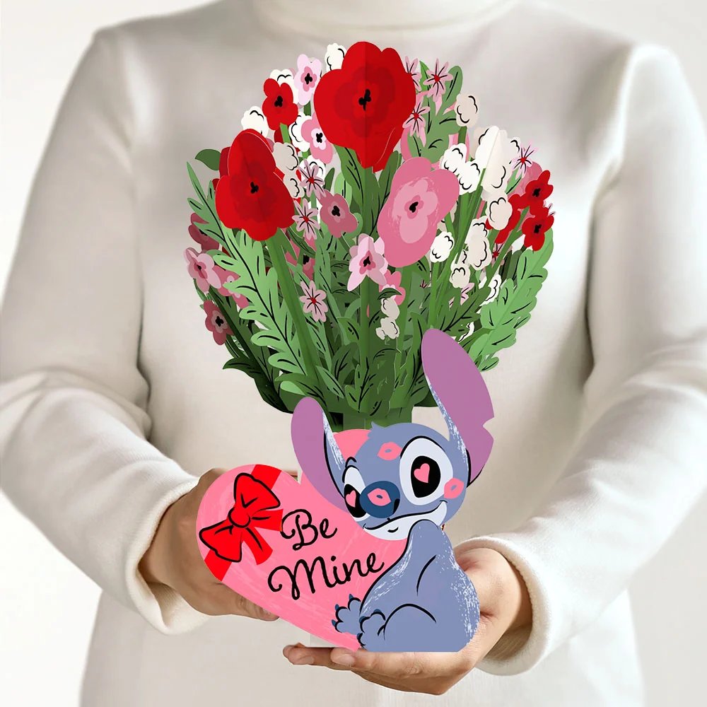 Lovepop Disney's Stitch Be Mine Flower Buds Bouquet