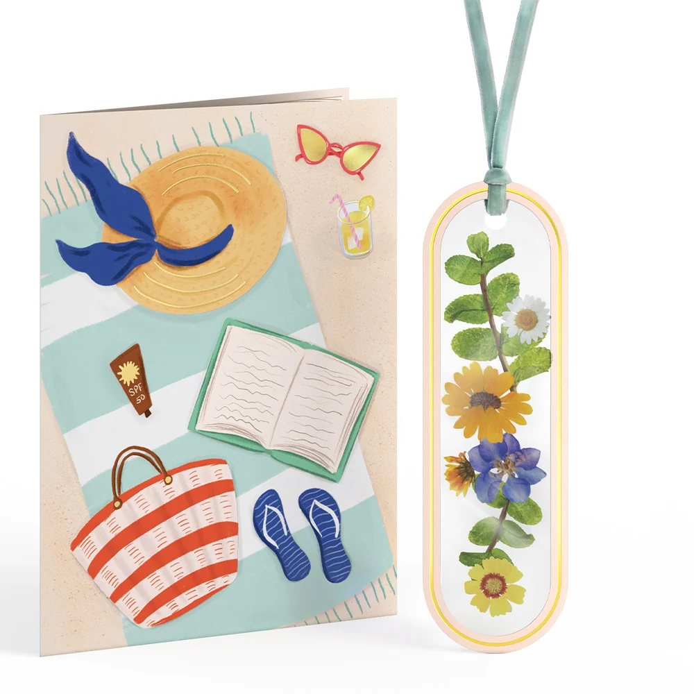 Lovepop Summer Stories Petal Pressed Bookmark Card - Image 2