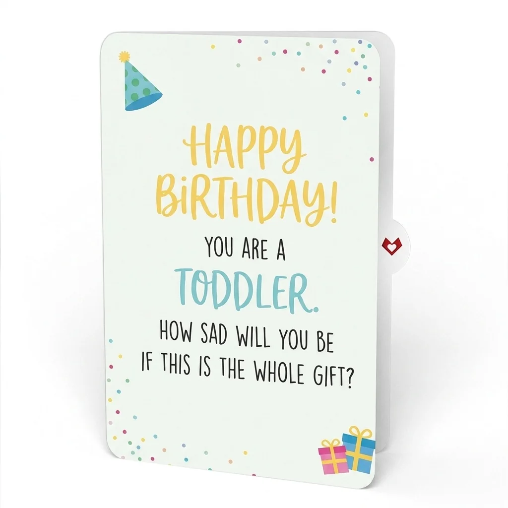 Lovepop Sprinkles Birthday Cake Pop-Up Card and Sad Toddler Sentiment Set Candle - Image 4
