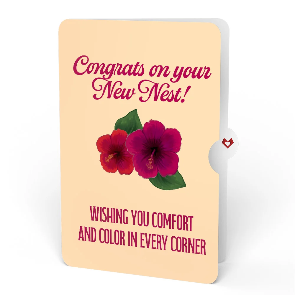 Lovepop Rainforest Toucan Housewarming Pop-Up Card and Hibiscus Sentiment Set - Image 4
