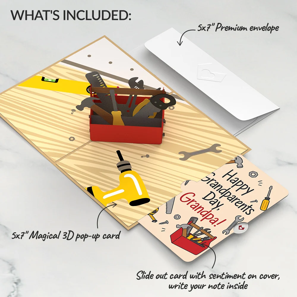 Lovepop Toolbox Pop-Up Card and Grandparents Day Sentiment Set - Image 2
