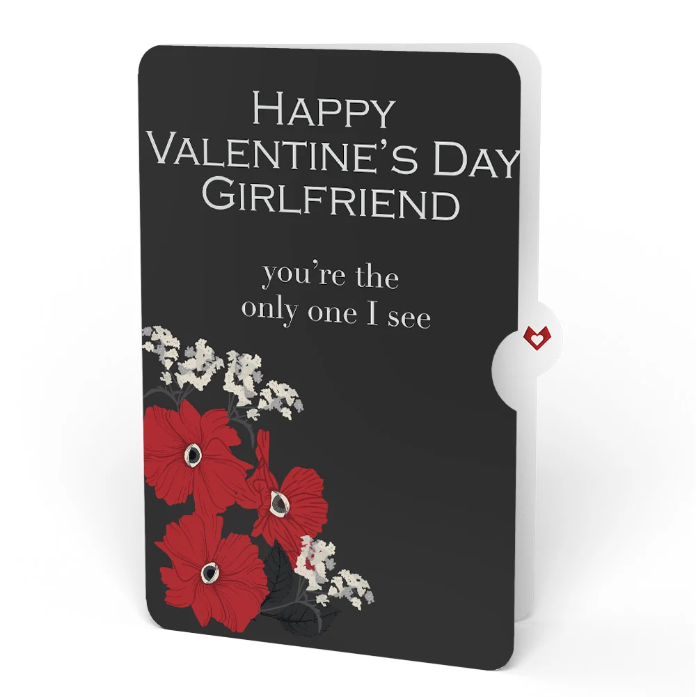 Lovepop Only Have Eyes for You Valentine Pop-Up Card and Sentiment Set for Girlfriend - Image 4