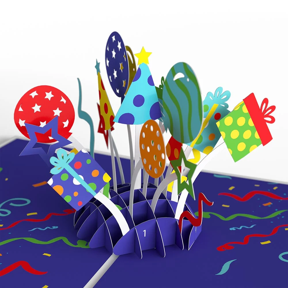 Lovepop Happy Birthday Endless Surprises 4-in-1 Nesting Card - Image 6