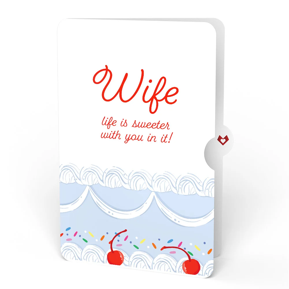 Lovepop Sprinkled with Love Birthday Cake Pop-Up Card and Sentiment Set for Wife - Image 4
