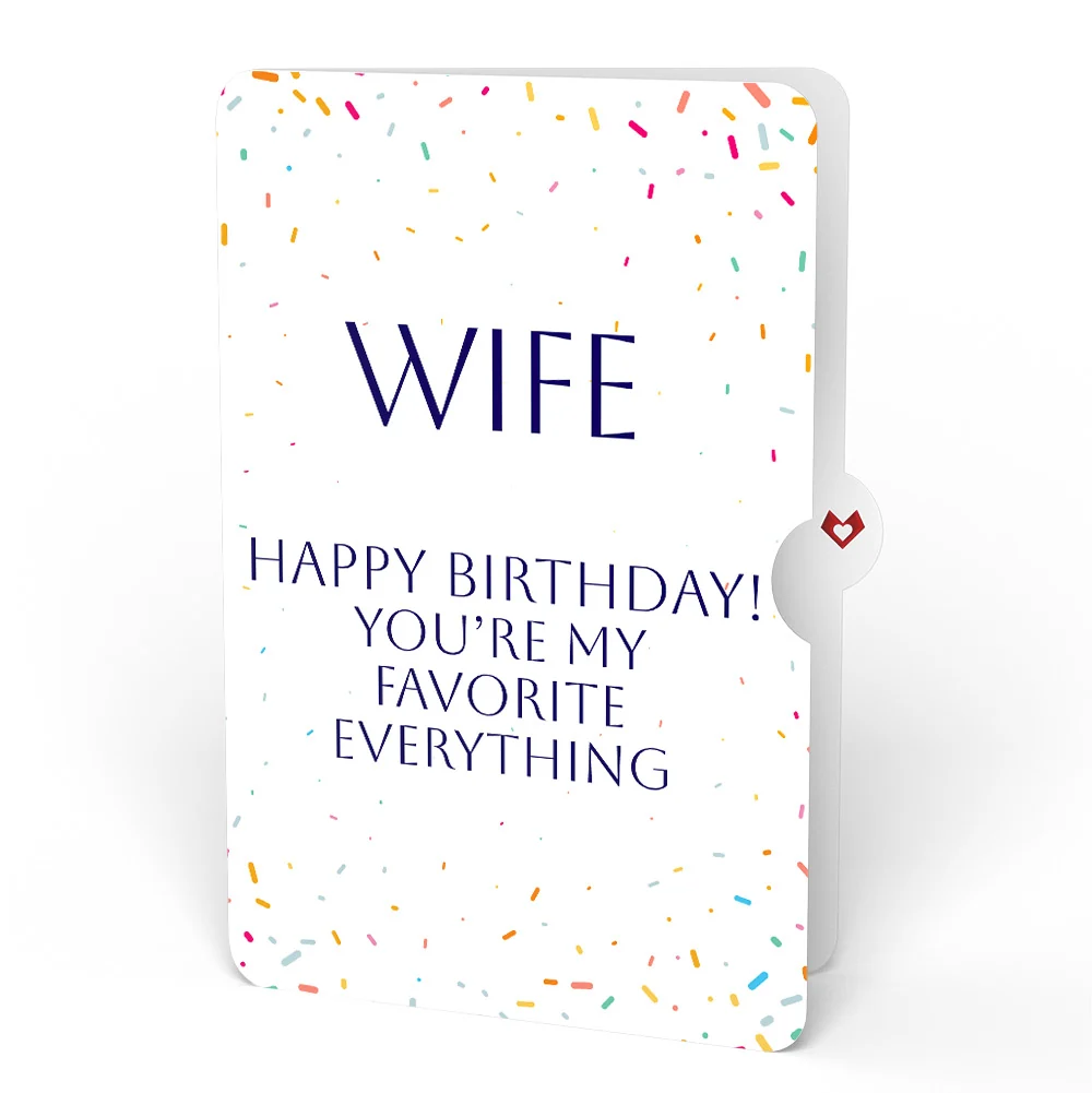 Lovepop Wishing You a Happy Birthday Music and Lights Pop-Up Card and Sentiment Set for Wife - Image 4