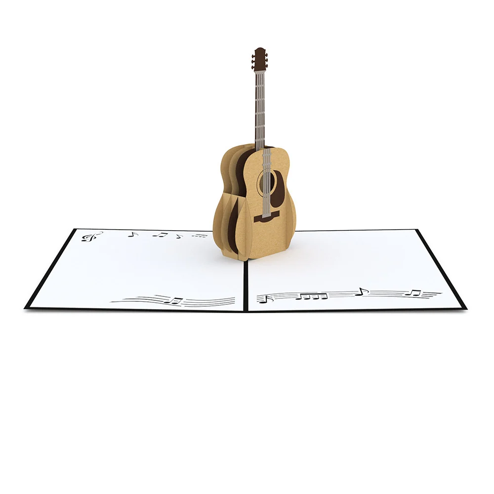 Lovepop Acoustic Guitar Pop-Up Card — SKU SB-41A7AF-5DBF67168B4E52