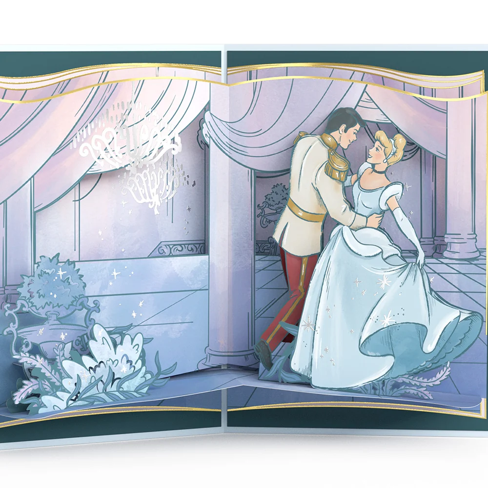 Lovepop Disney’s Cinderella Pop-Up Card & Flower Buds Bouquet Bundle - Image 4
