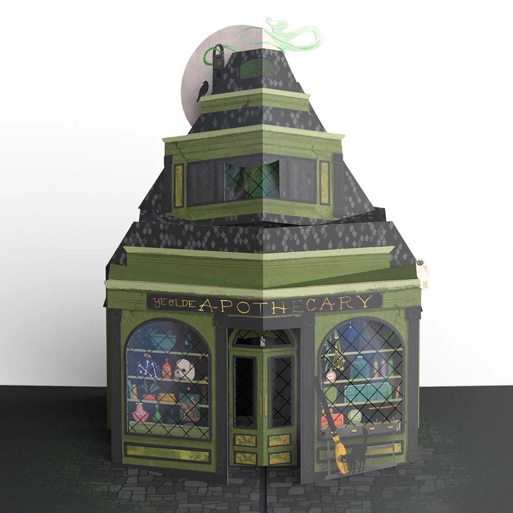Lovepop Halloween Apothecary Pop-Up Card and Sentiment Set for Bestie Bottle - Image 3