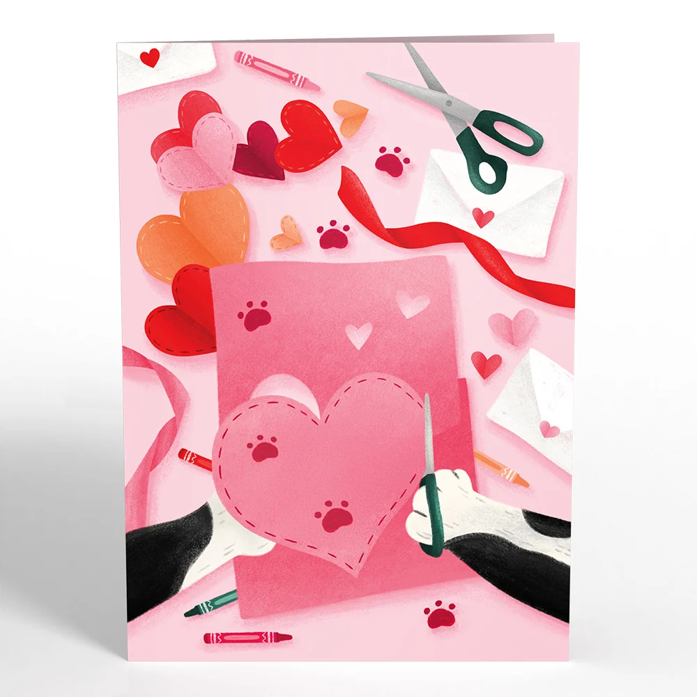 Lovepop Crafty Love Cat Pop-Up Card - Image 4