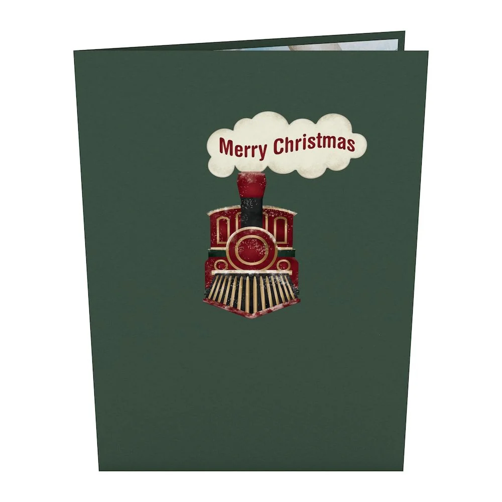 Lovepop Santa Christmas Train Pop-Up Card - Image 5