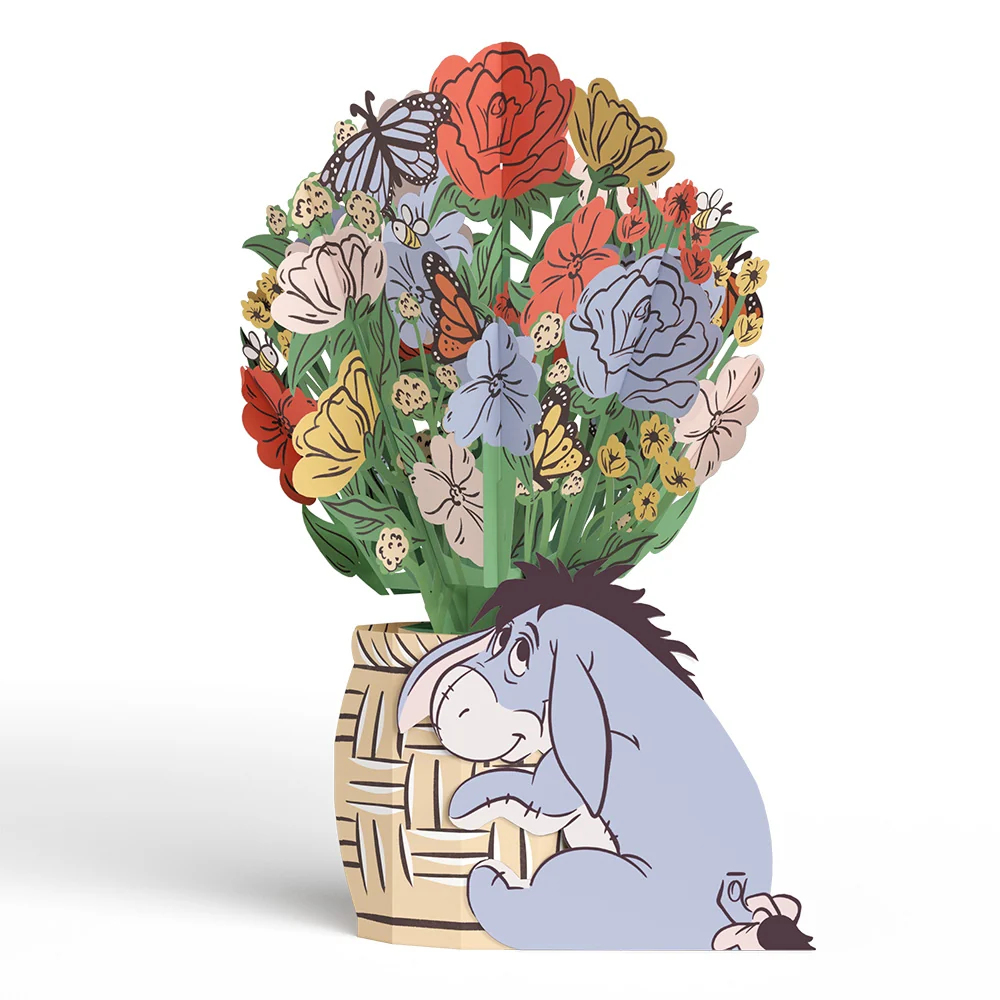 Lovepop Disney's Winnie the Pooh Eeyore Flower Buds Bouquet Basket - Image 4