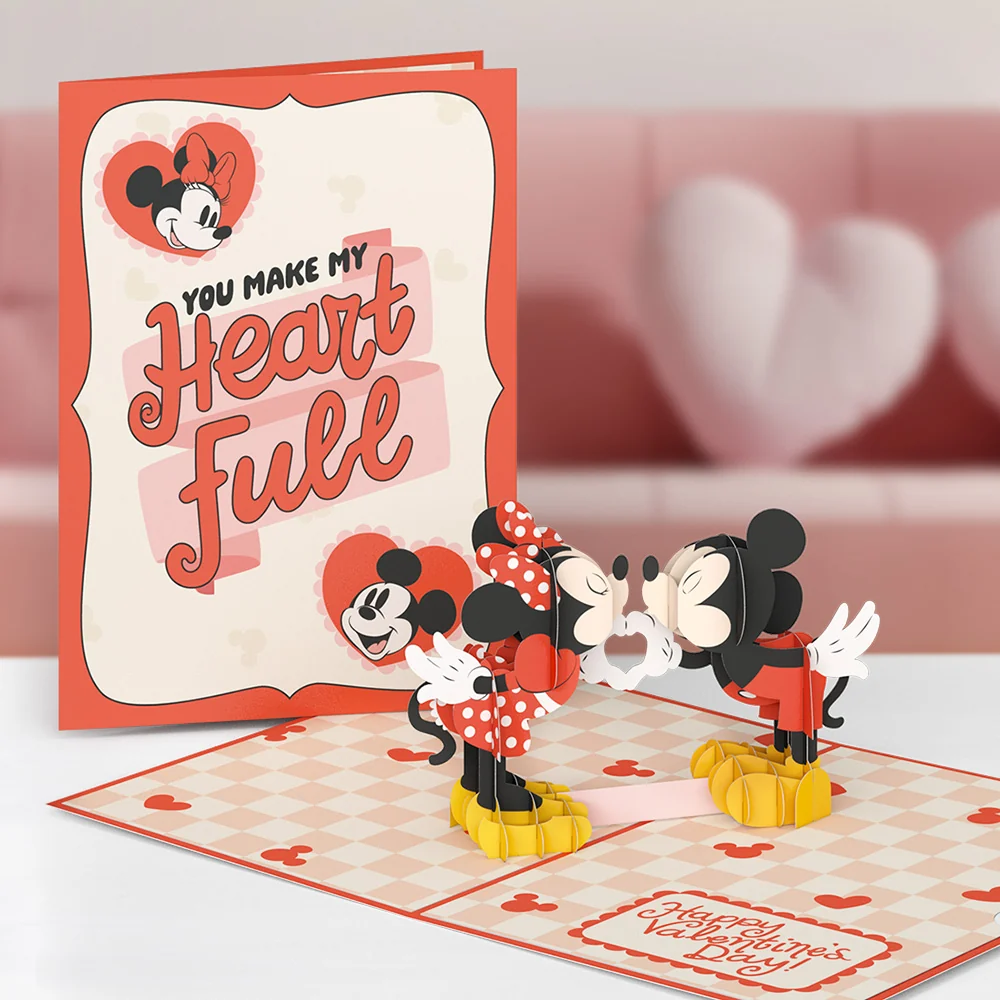 Lovepop Disney’s Mickey & Minnie You Make My Heart Full Pop-Up Card