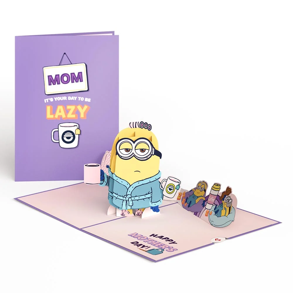 Lovepop Minions Lazy Mother's Day Pop-Up Card