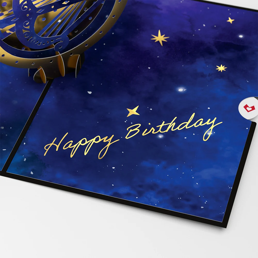 Lovepop Sagittarius Zodiac Birthday Pop-Up Card - Image 6