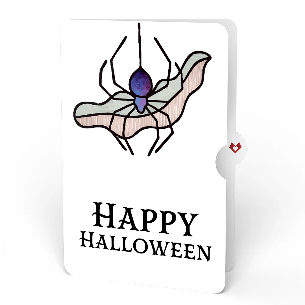 Lovepop Moonlit Amethyst Halloween Suncatcher Bouquet and Sentiment Set Glass - Image 4