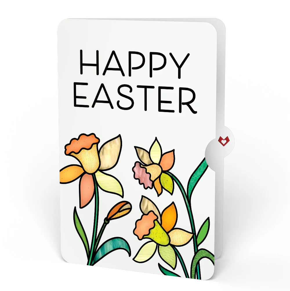 Lovepop Sunny Daffodil Easter Heartfelt Charm Card and Sentiment Set Bag - Image 4